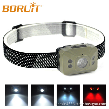 ABS Portable Headlight / AAA Battery LED Mini Headlamp